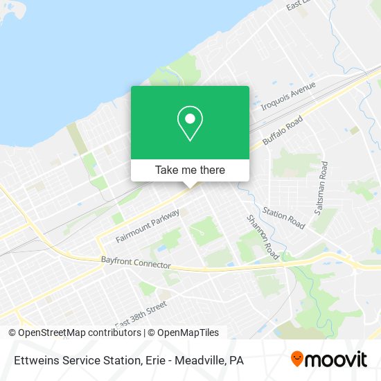 Ettweins Service Station map