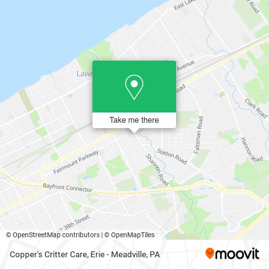 Mapa de Copper's Critter Care
