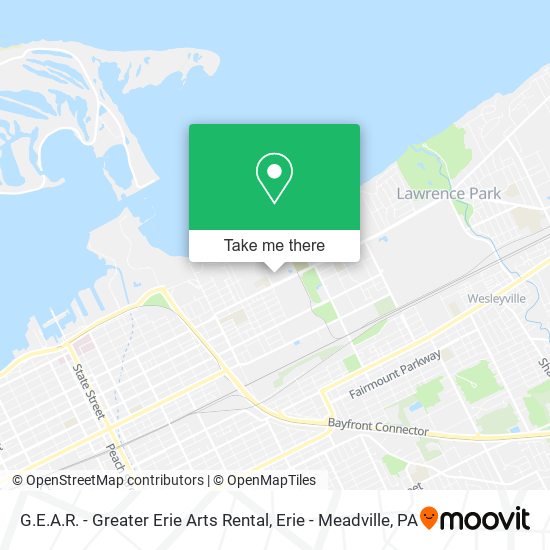 G.E.A.R. - Greater Erie Arts Rental map