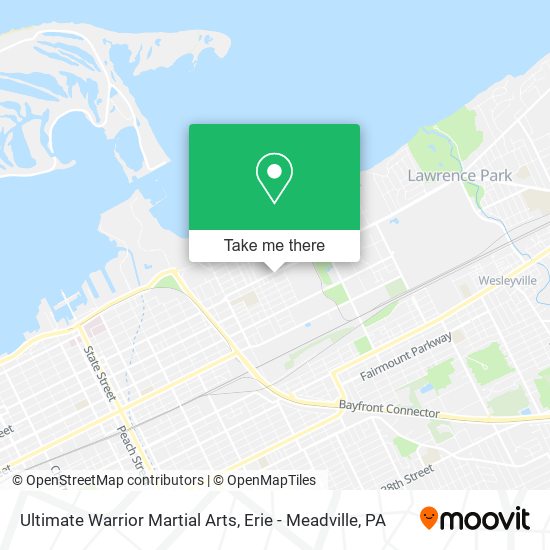 Ultimate Warrior Martial Arts map