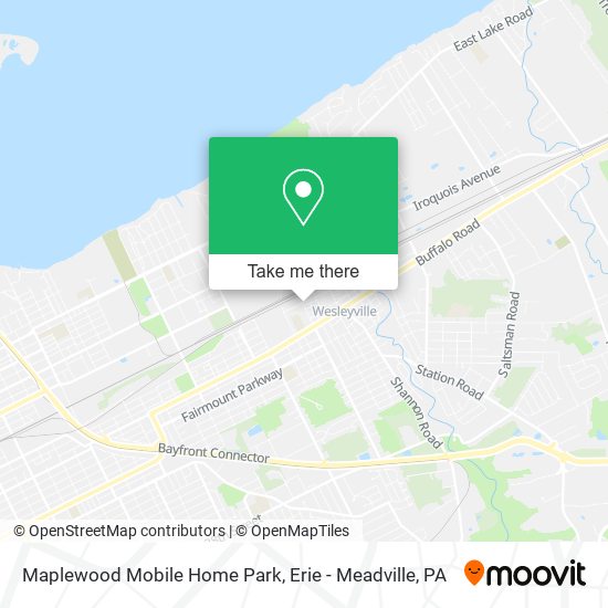 Maplewood Mobile Home Park map