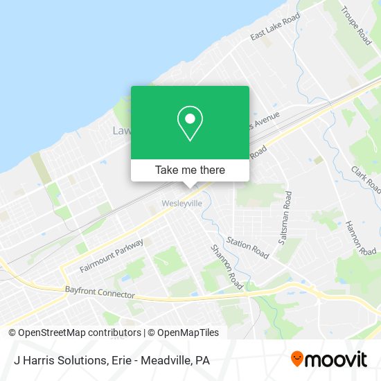 Mapa de J Harris Solutions