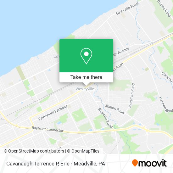 Mapa de Cavanaugh Terrence P
