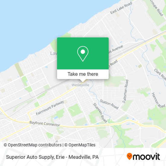 Superior Auto Supply map