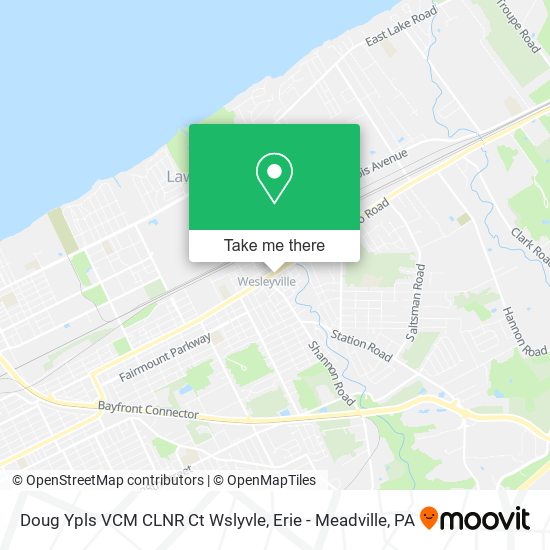 Doug Ypls VCM CLNR Ct Wslyvle map