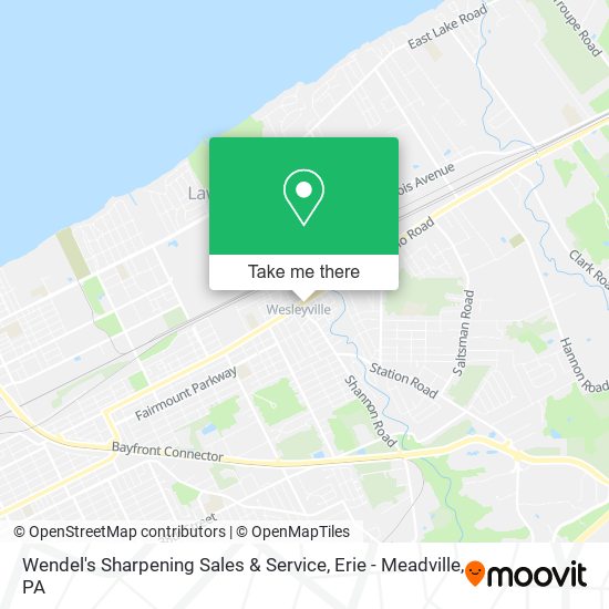 Wendel's Sharpening Sales & Service map