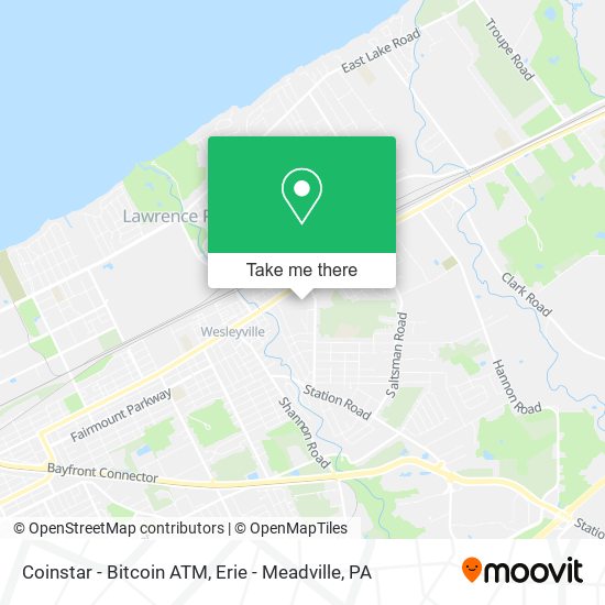 Mapa de Coinstar - Bitcoin ATM