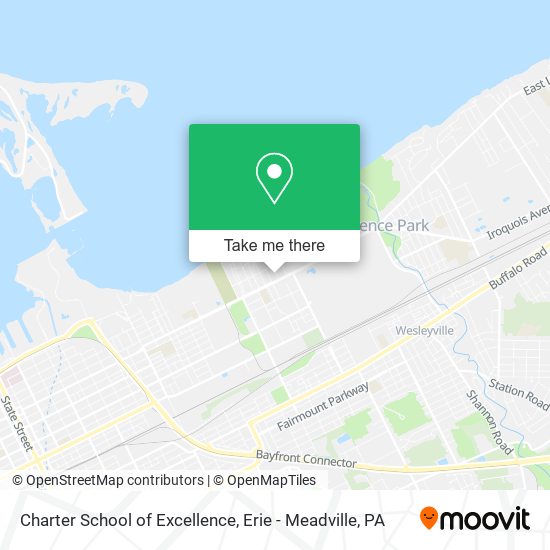 Mapa de Charter School of Excellence