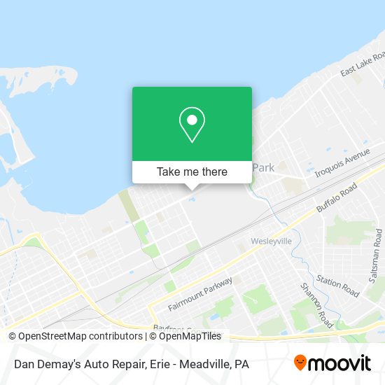 Dan Demay's Auto Repair map