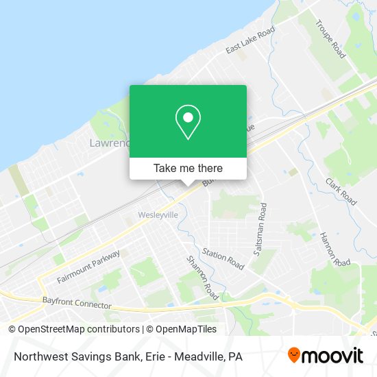 Mapa de Northwest Savings Bank