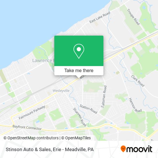 Stinson Auto & Sales map
