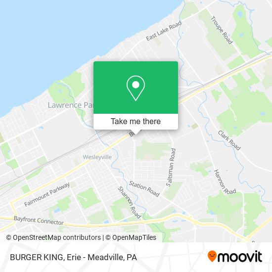 Mapa de BURGER KING