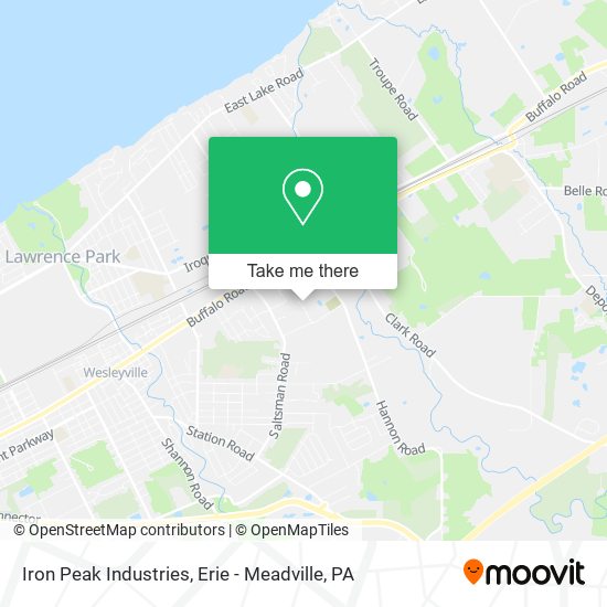 Mapa de Iron Peak Industries