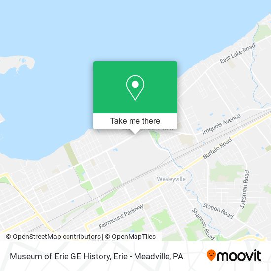 Museum of Erie GE History map