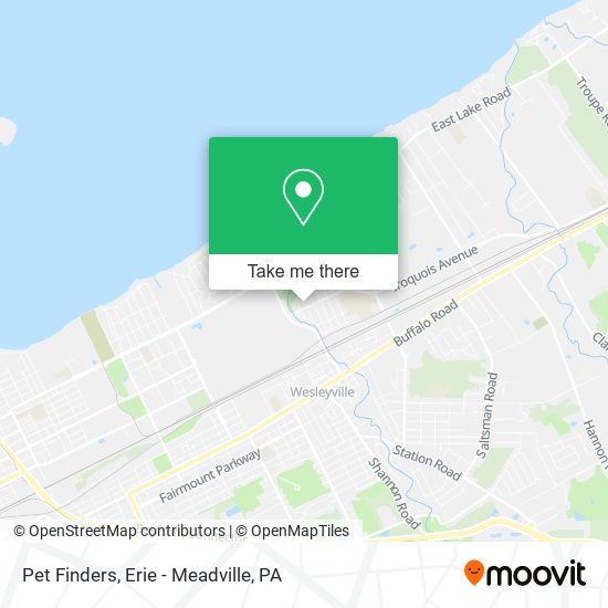 Pet Finders map