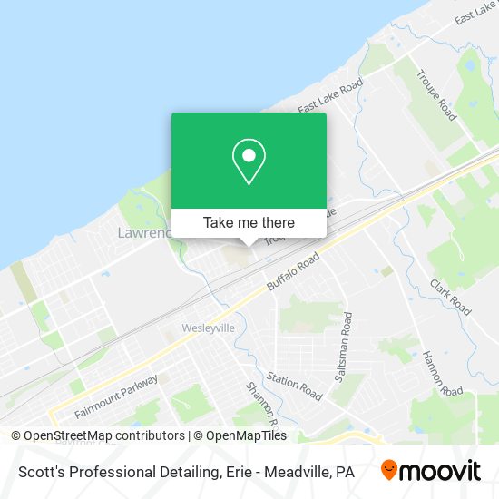 Scott's Professional Detailing map