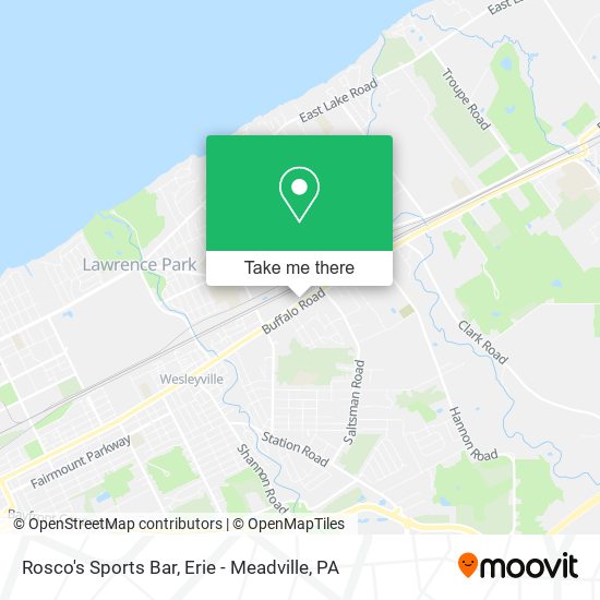 Rosco's Sports Bar map