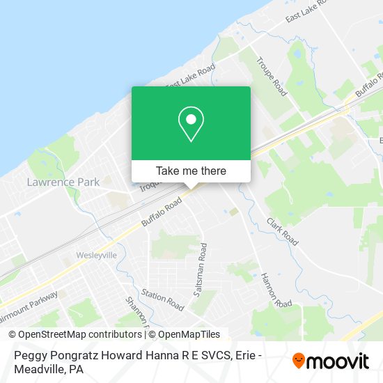 Peggy Pongratz Howard Hanna R E SVCS map