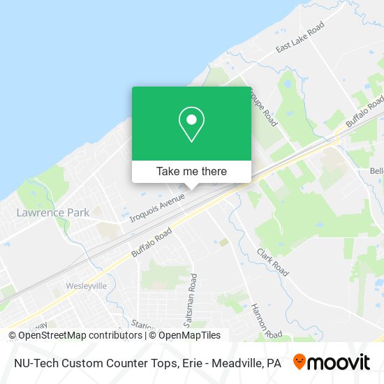 NU-Tech Custom Counter Tops map