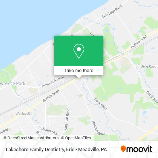 Lakeshore Family Dentistry map