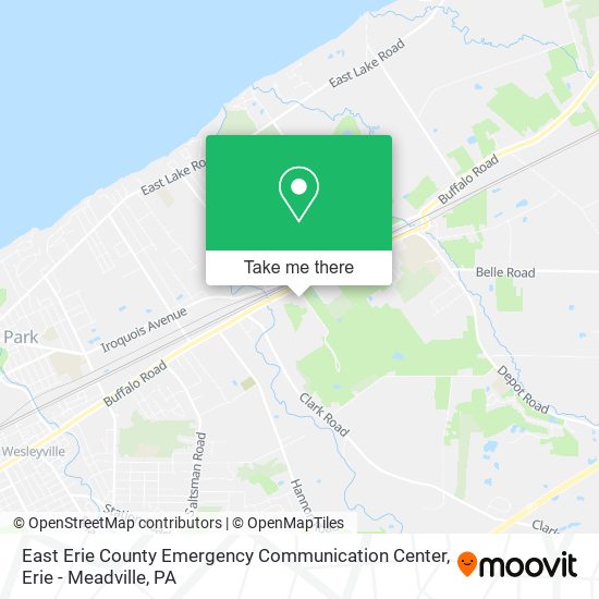 Mapa de East Erie County Emergency Communication Center