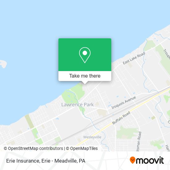 Mapa de Erie Insurance