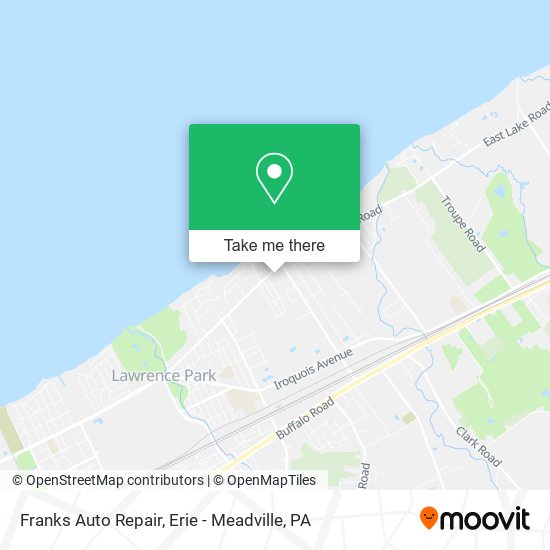 Franks Auto Repair map