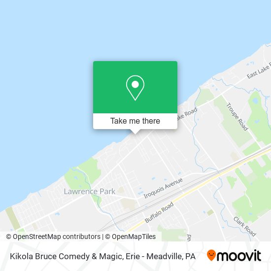 Kikola Bruce Comedy & Magic map
