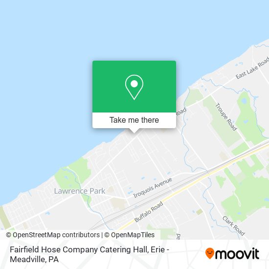 Fairfield Hose Company Catering Hall map
