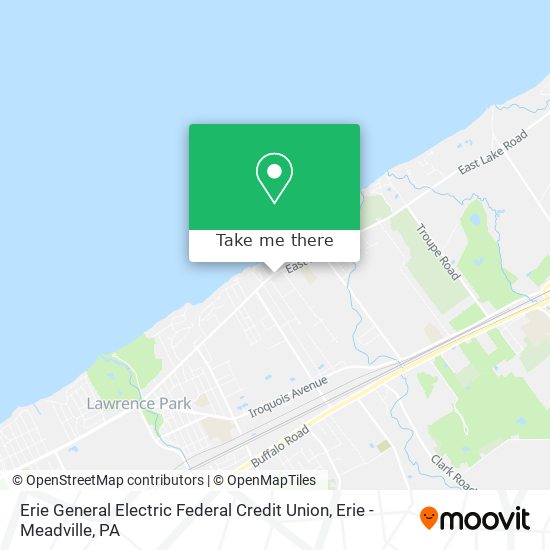 Erie General Electric Federal Credit Union map