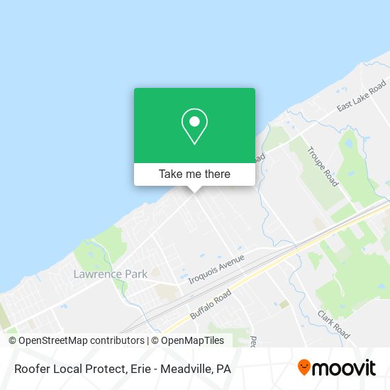 Roofer Local Protect map