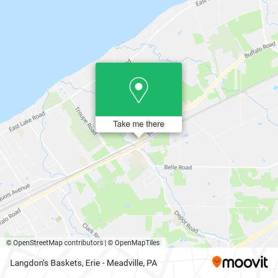 Langdon's Baskets map