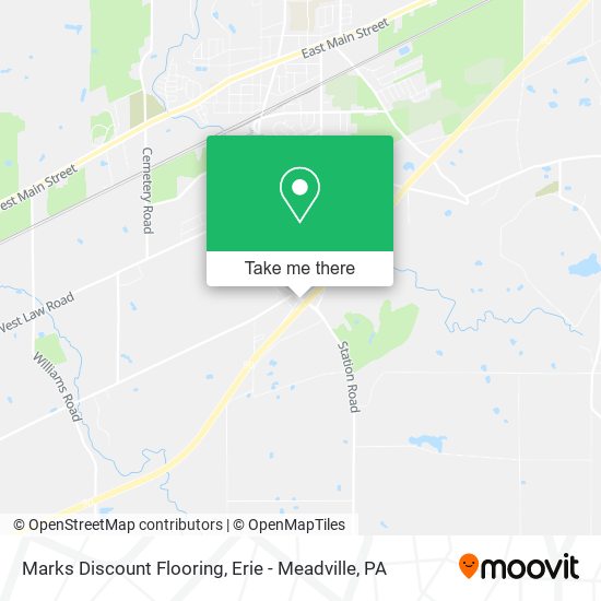 Marks Discount Flooring map