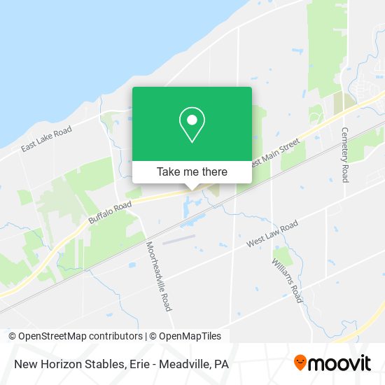 Mapa de New Horizon Stables