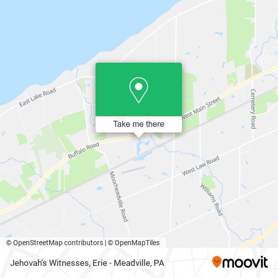Mapa de Jehovah's Witnesses