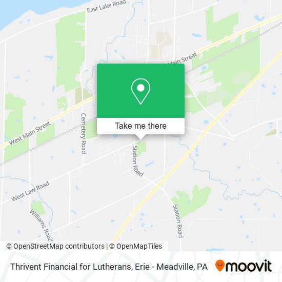 Thrivent Financial for Lutherans map