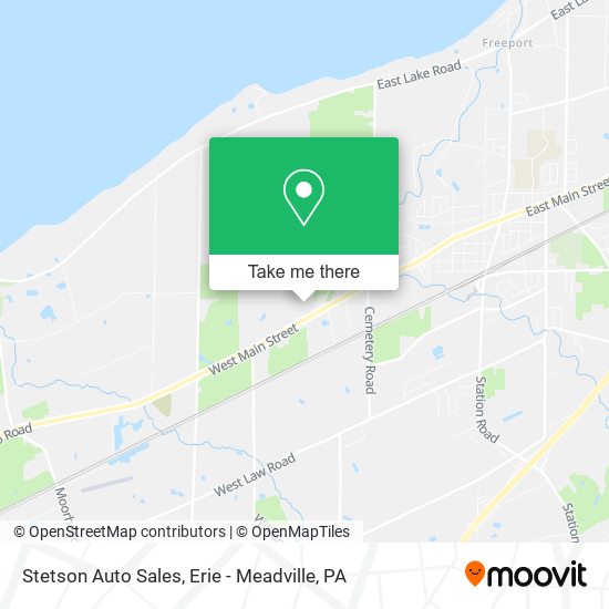 Stetson Auto Sales map
