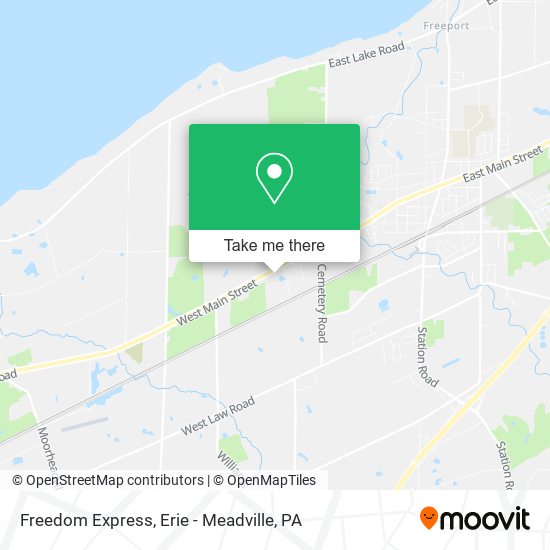 Mapa de Freedom Express