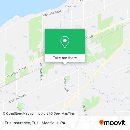 Erie Insurance map