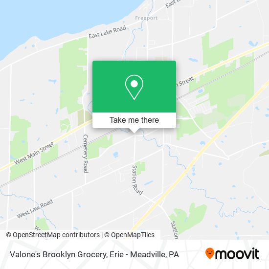 Valone's Brooklyn Grocery map