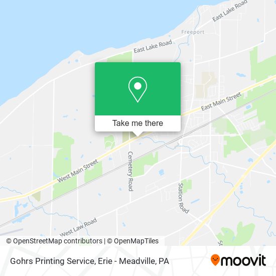 Gohrs Printing Service map