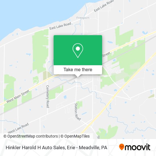 Hinkler Harold H Auto Sales map