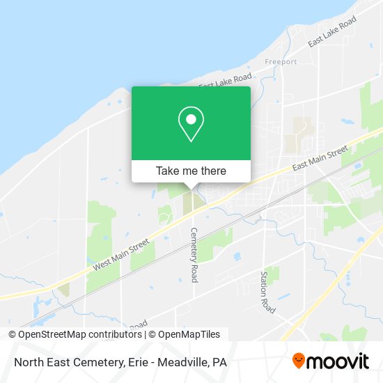 Mapa de North East Cemetery