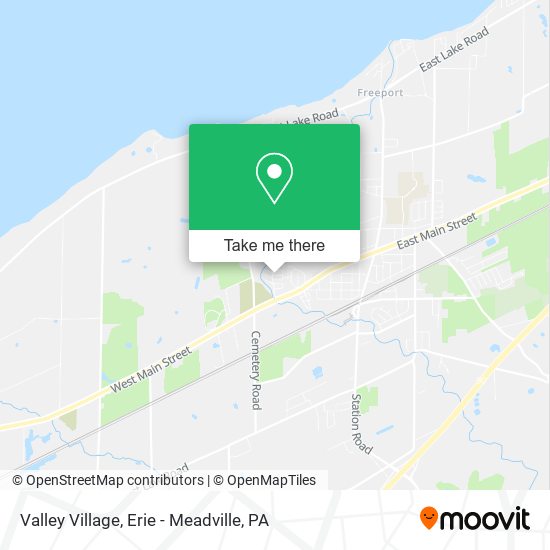 Valley Village map