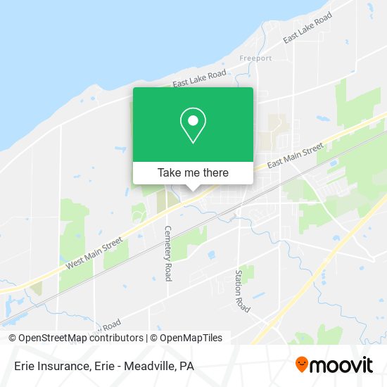 Erie Insurance map