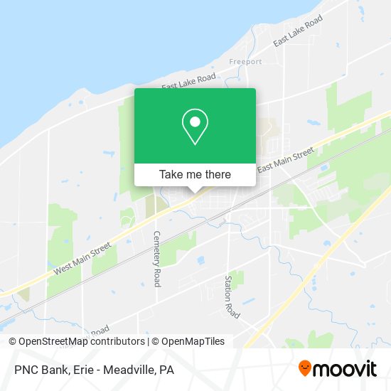 PNC Bank map