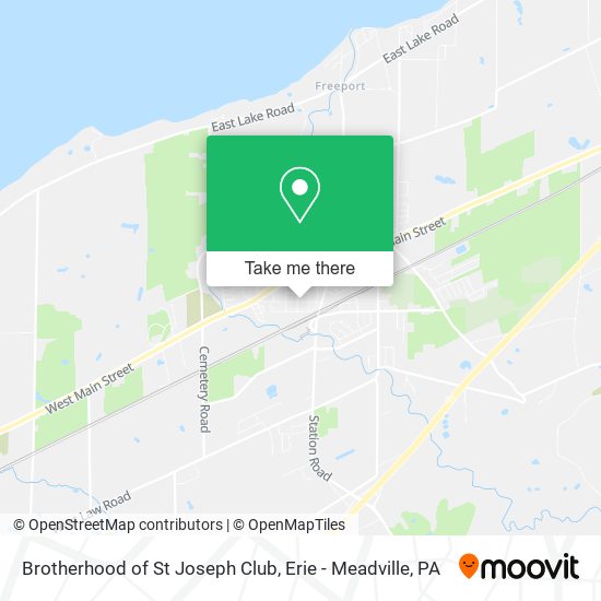 Brotherhood of St Joseph Club map