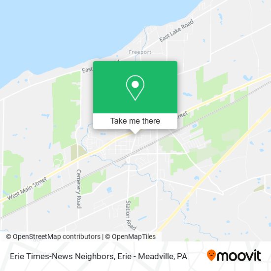 Erie Times-News Neighbors map
