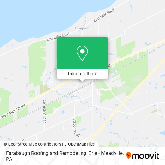 Farabaugh Roofing and Remodeling map