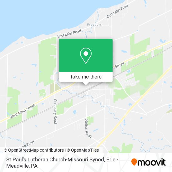 Mapa de St Paul's Lutheran Church-Missouri Synod